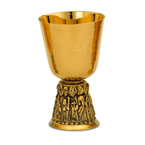 608G Communion Cup with Hammered Finish