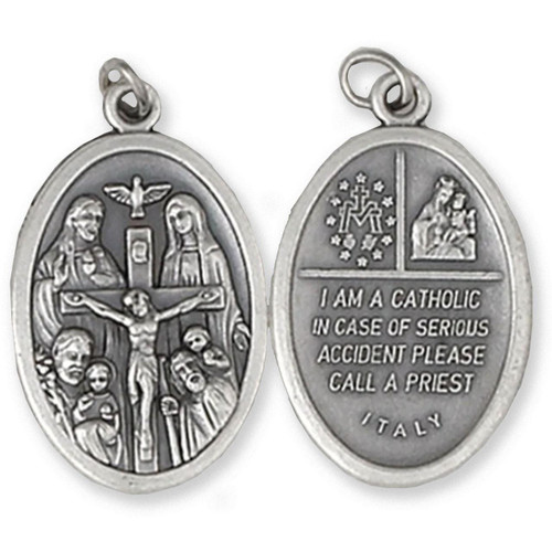 Two-Sided 4 Way Cross Medal