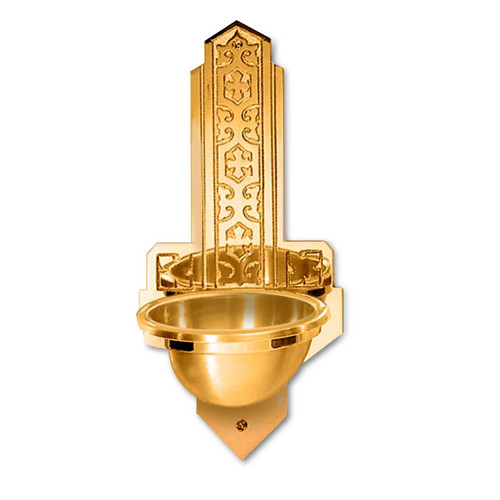 24283C Holy Water Font from Excelsis Brass