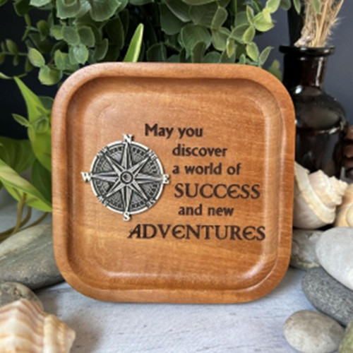 Cedar Compass Trinket Tray