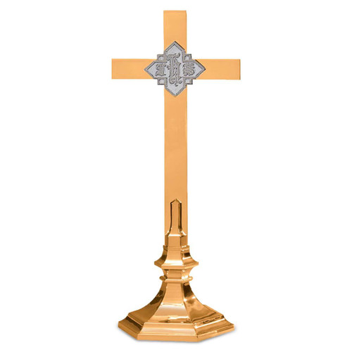 245108 Altar Cross |High-Polish| 18" or 24" Bronze