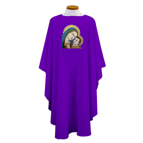 Our Lady of Good Counsel Chasuble from Collection of Saints Series from Beau Veste