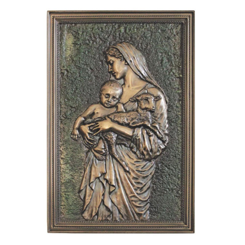 6x9 Bronzed L'Innocence Plaque
