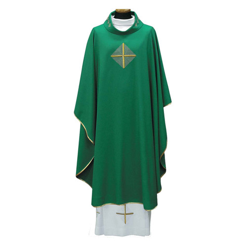 2121 Gothic Chasuble Green