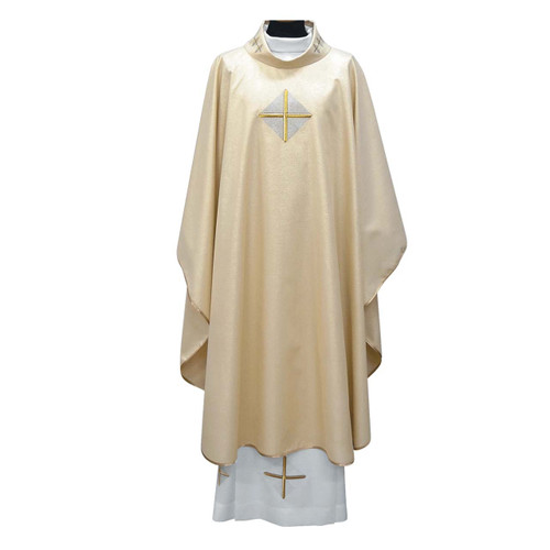 2121 Gothic Chasuble White