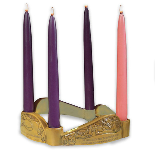 Glory to God Advent Wreath & Candles