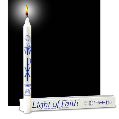 Light of Faith Baptismal Candle