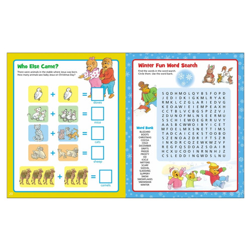 The Berenstain Bears Christmas Fun interior pages