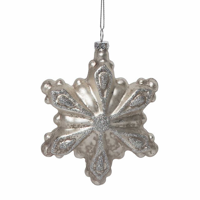 Glass Snowflake Ornament St. Patrick's Guild