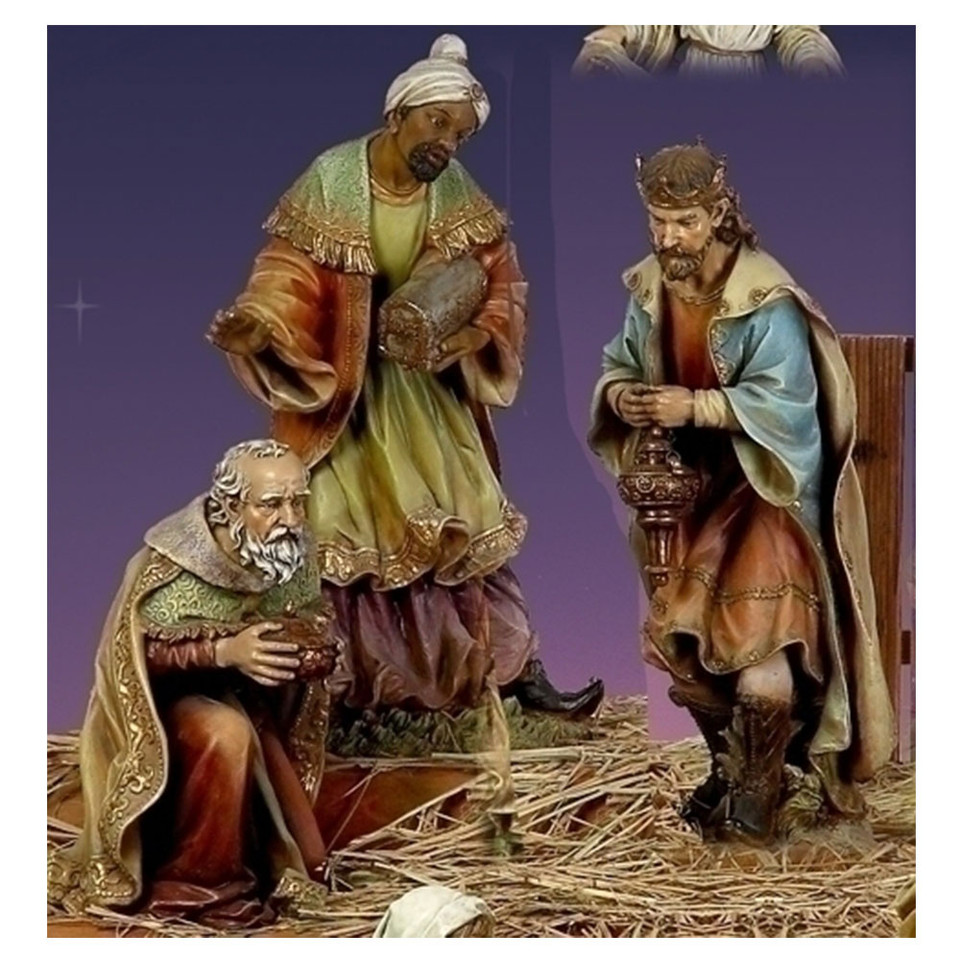 Indoor or Outdoor Three Kings Figures 27 Inches St. Patricks Guild