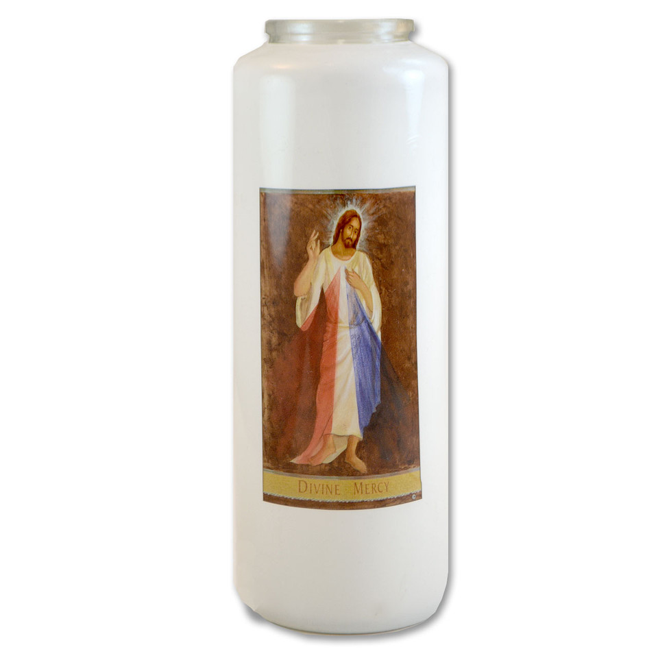 Divine Mercy Votive Candle 6 Day St Patricks Guild