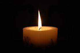 Extinguishing the Paschal Candle