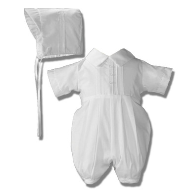 Faithclover Christening Outfit for Boys Newnorn Toddler Formal Suits Set with Hat