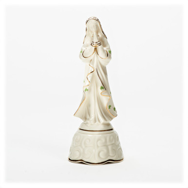 Porcelain Irish Madonna Musical Figurine 8"