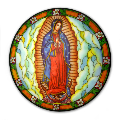 Our Lady Guadalupe Sticker Suncatcher for Glass | St. Patrick's Guild