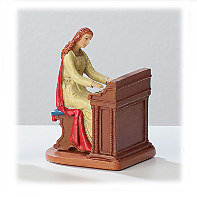St Cecilia 4 Inch Resin Statue | St. Patrick's Guild