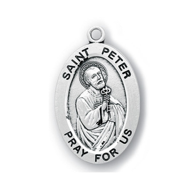 Large St. Peter Medal Necklace | St. Patrick's Guild