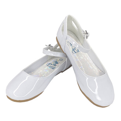 white christmas dresses Tip Top Girls’ Ivory Shoe with Pearl and Rhinestone Strap S133 4 Toddler / Off White