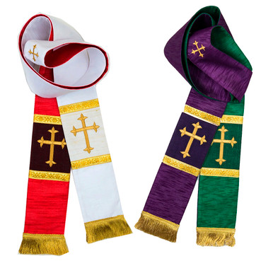 17650 Reversible Overlay Stole | St. Patrick's Guild