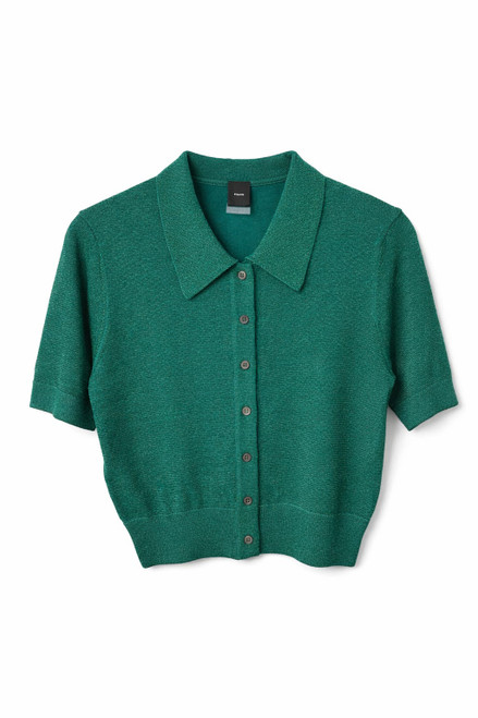 GREEN SHIMMER CARDIGAN