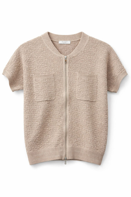 BEIGE KNIT JACKET