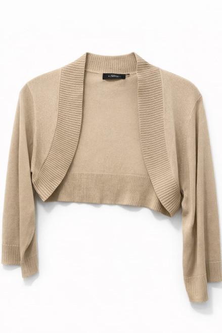 BEIGE SHIMMER SHRUG