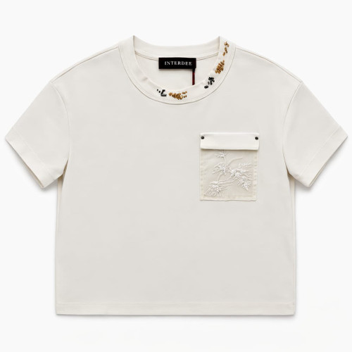 IVORY TOP WITH DESIGN POCKET