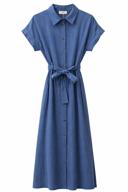 DENIM DRESS WITH BELT