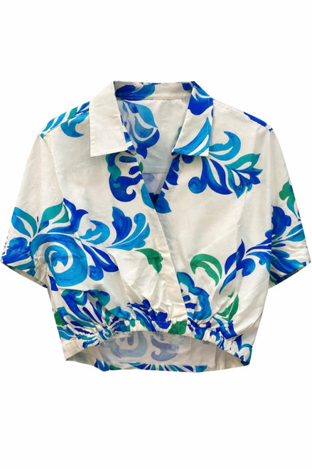 BLUE PRINT SHIRT