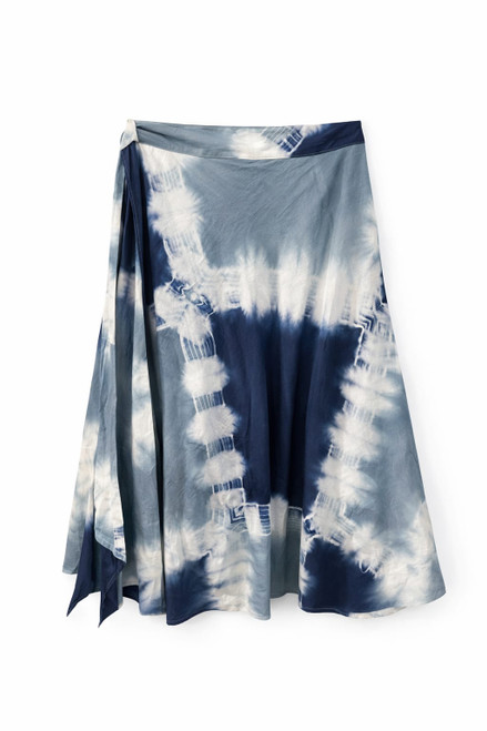 CHAMBREY TIE DIE SHIRT SET