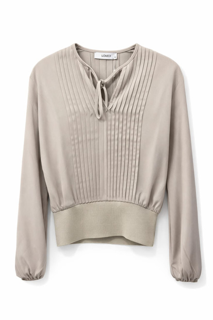 BEIGE CHIFFON BLOUSE