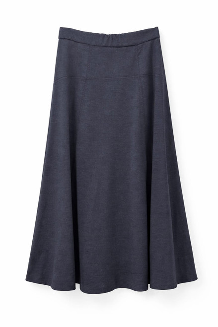 NAVY A-LINE SKIRT