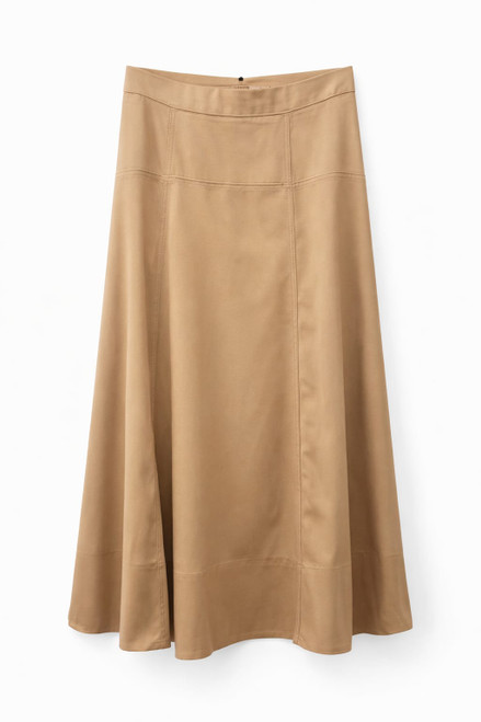BEIGE A-LINE SKIRT