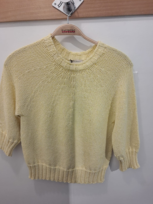 LIGHT YELLOW MELANGE PULLOVER