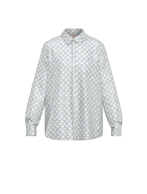 LIGHT BLUE PRINT SHIRT