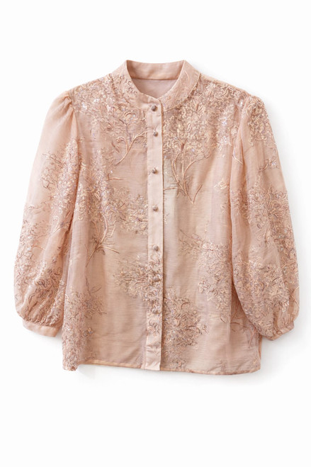 PINK LONG FLAIR SKIRT SET