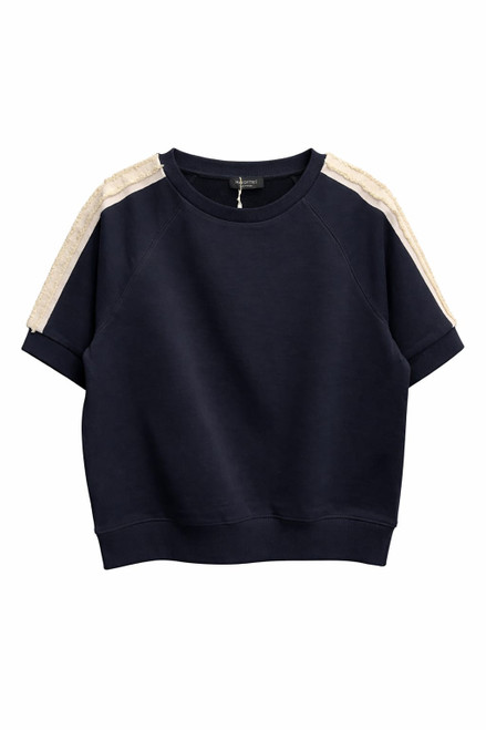 BLUE RIBBON SHOULDER SWEATSHIRT