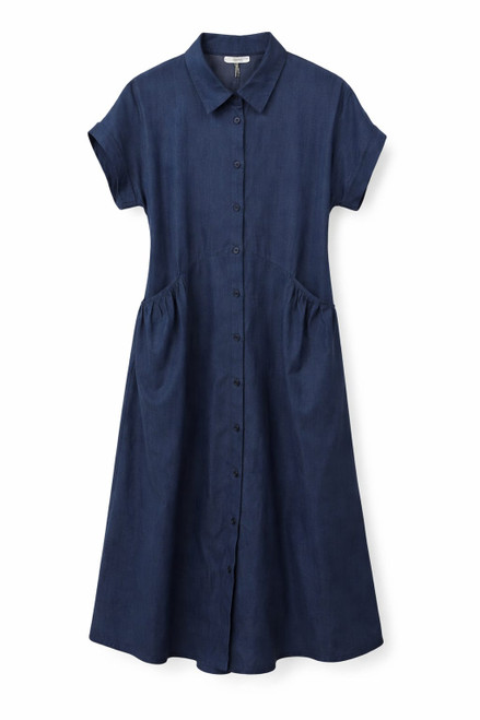 CHAMBREY DRESS WITH POCKETS
