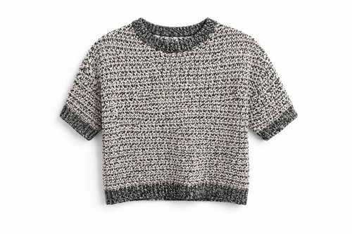 BLACK DESIGN TEXTERED PULLOVER