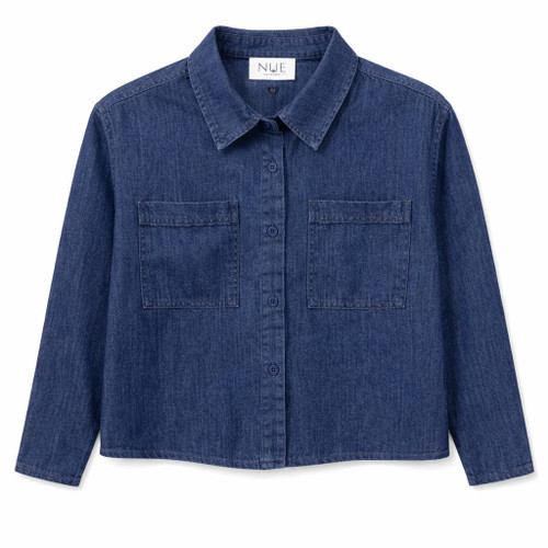 DENIM BUTTON DOWN SHIRT