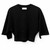 BLACK TOP WITH WAIST DESIGN