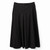 BLACK COTTON FLAIR SKIRT