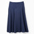 NAVY COTTON FLAIR SKIRT