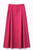 RASPBERRY PLEATED BACK SKIRT
