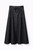BLACK DENIM TWILL DRAWSTRING SKIRT