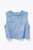 LIGHT BLUE EYELET VEST