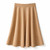 BEIGE A-LINE COTTON SKIRT