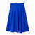 BLUE A-LINE COTTON SKIRT