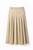 BEIGE PLEATED SKIRT