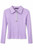 LAVENDER RIBBED TOP WITH COLLAR